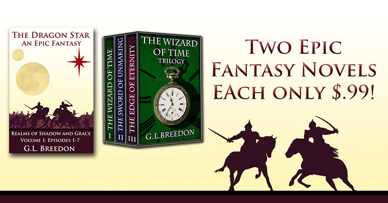 $.99 Sale – The Dragon Star and The Wizard of Time Trilogy